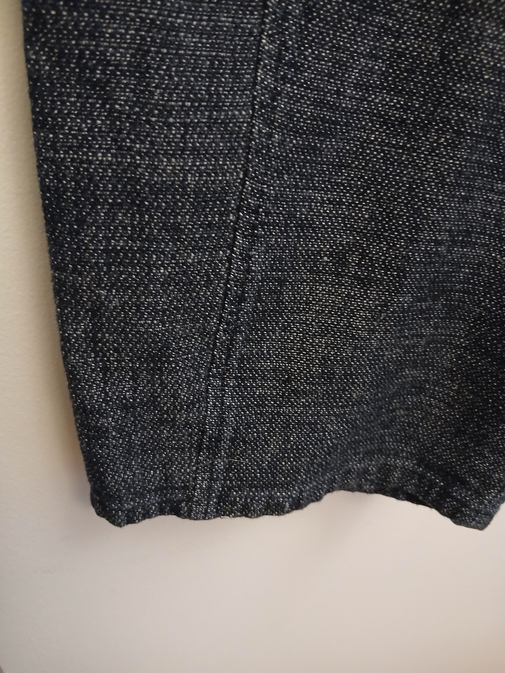 Eileen Fisher Dark Charcoal Elastic-Waist Linen-Blend Chinos - Picture 3 of 11